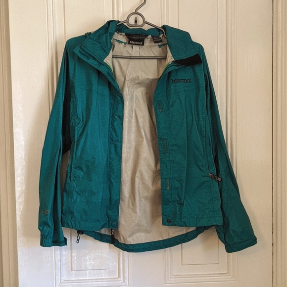 Marmot women's XS green rain shell - Picture 1 of 5